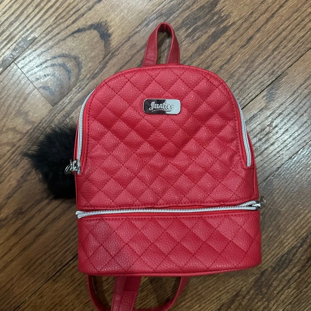 Justice Red Mini Backpack - Picture 1 of 4